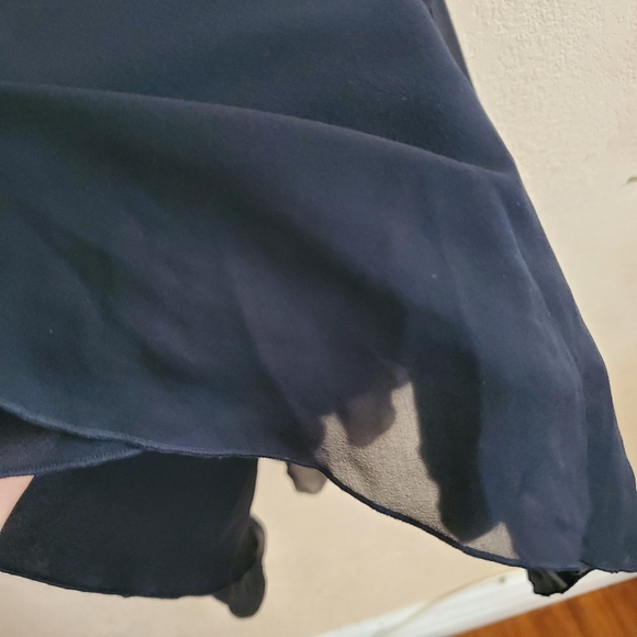 alain manoukian Midi Ruffle V-neck Dress - Picture 8 of 10